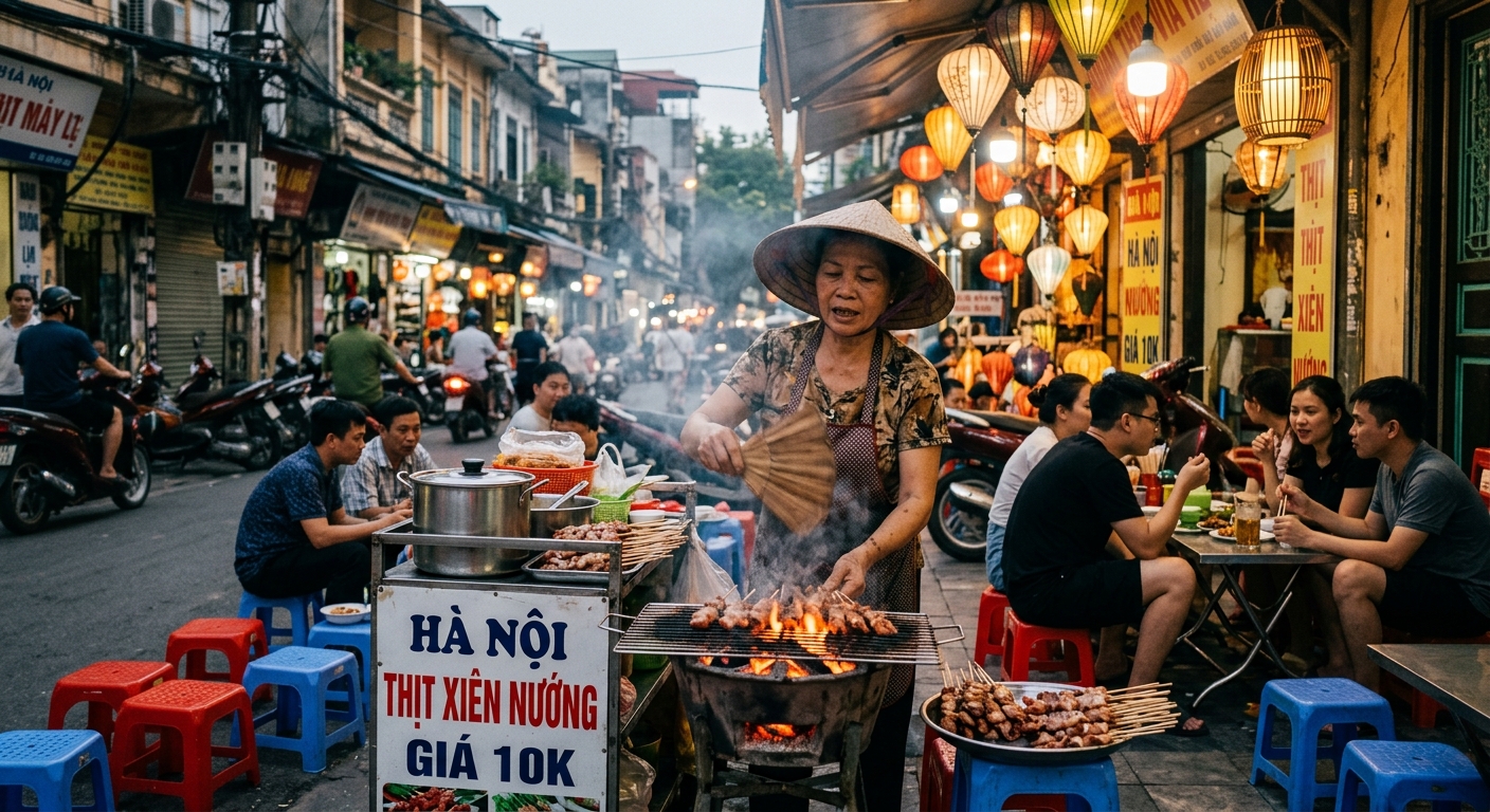 Eating street food safely in Hanoi without overthinking it