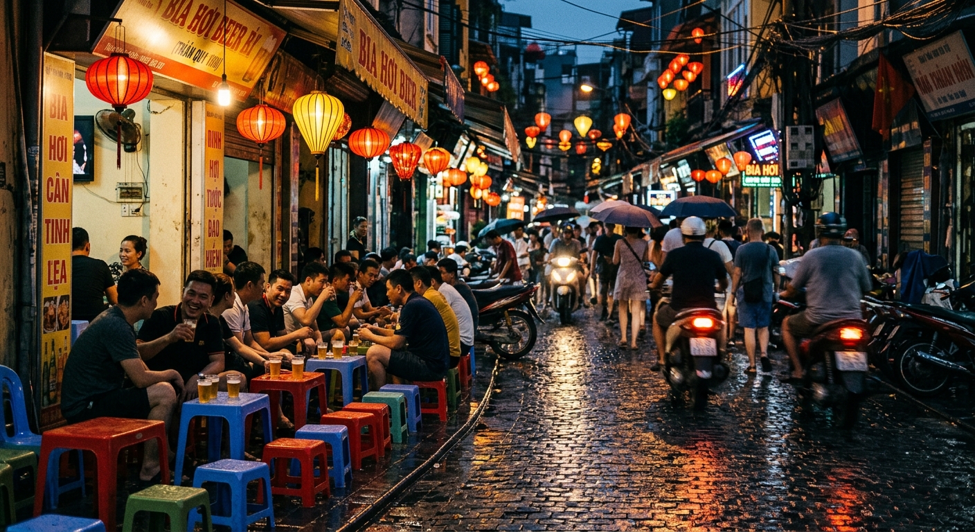 Hanoi craft beer street: A slow loop around Ta Hien