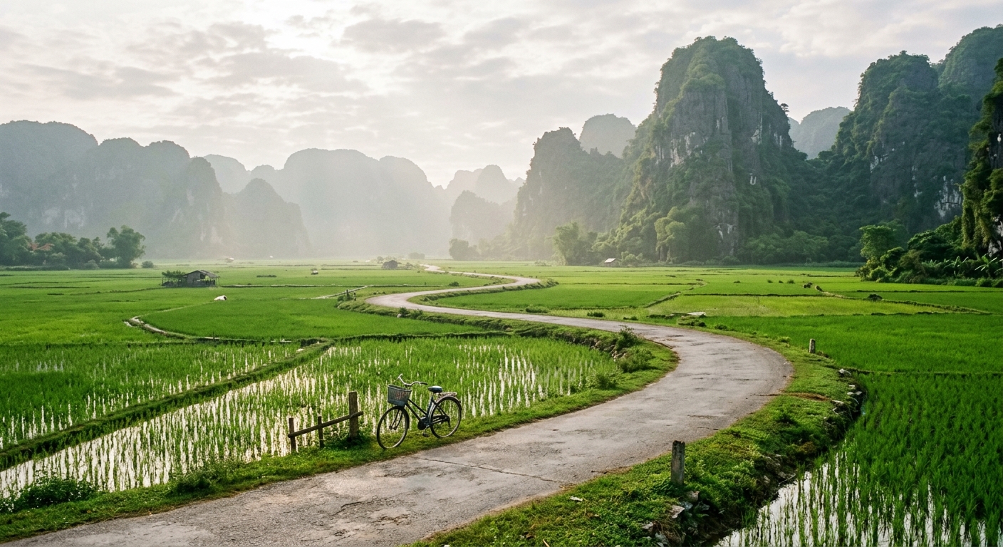 Ninh Binh by bicycle: A lazy loop through Tam Coc and Trang An