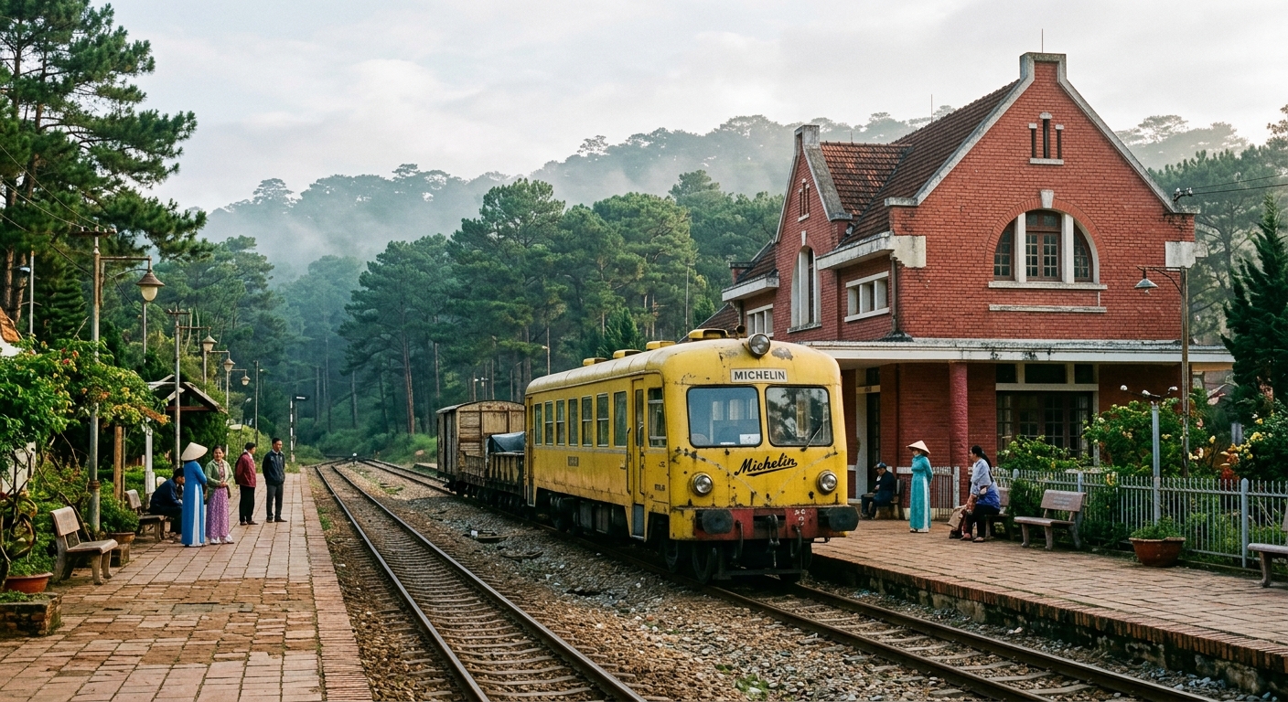 Dalat’s narrow-gauge railway museum: Vietnam’s smallest train station