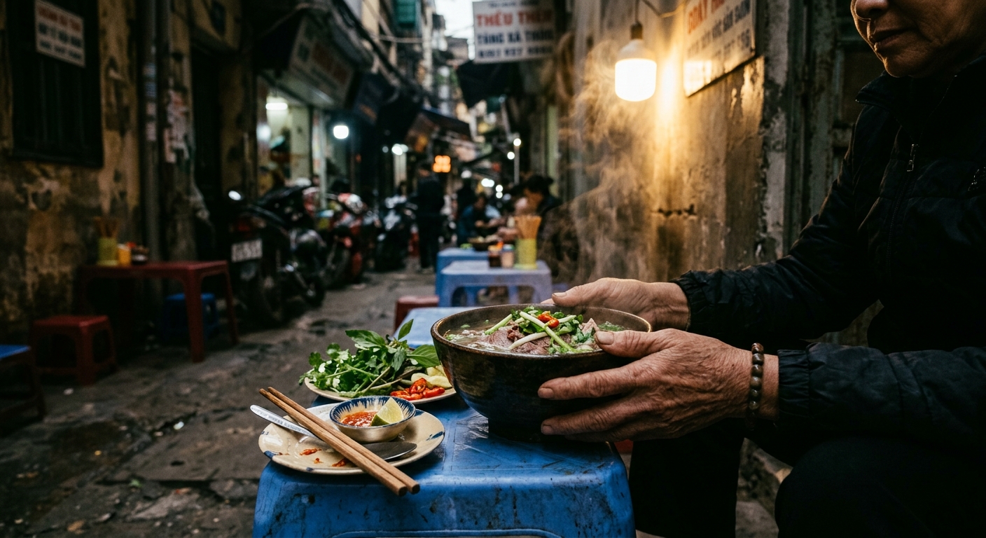 The 5am pho corner: Hanoi’s early-morning bowl before the city wakes